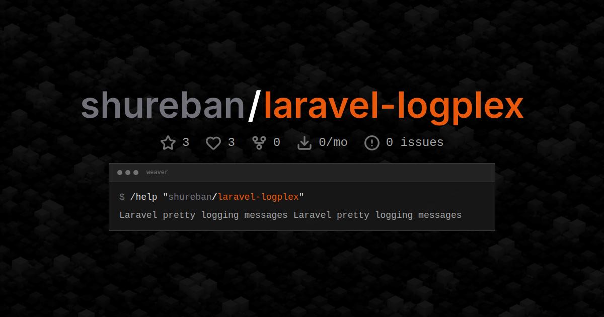 shureban/laravel-logplex