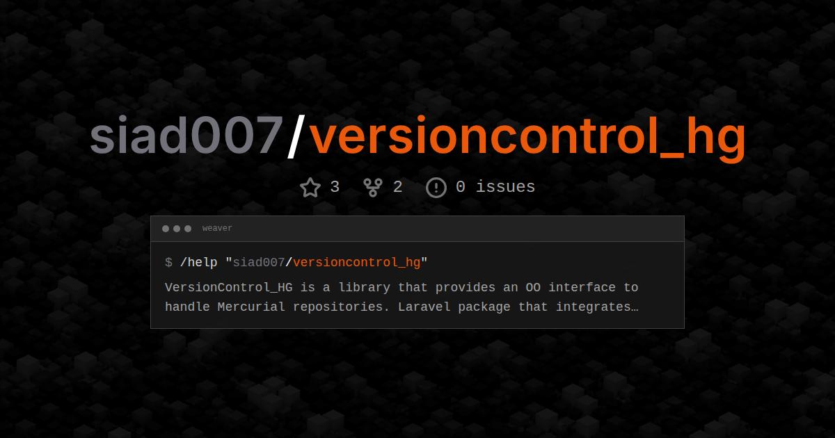 siad007/versioncontrol_hg