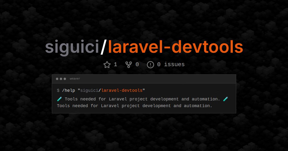siguici/laravel-devtools