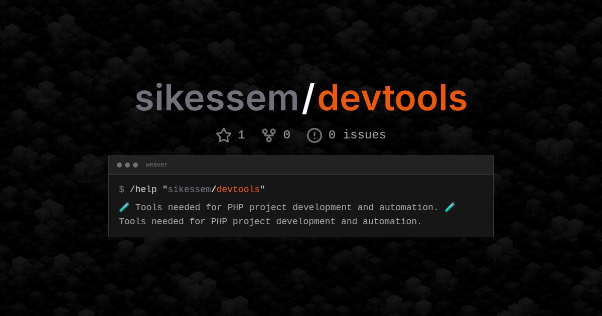 sikessem/devtools