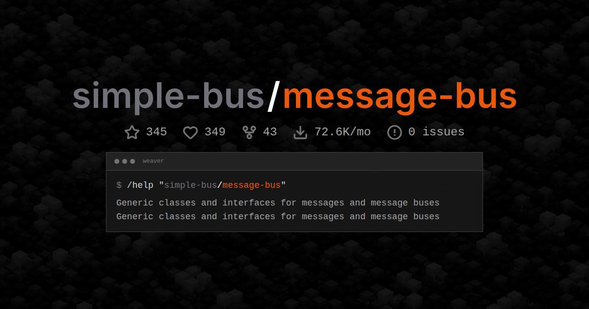 simple-bus/message-bus