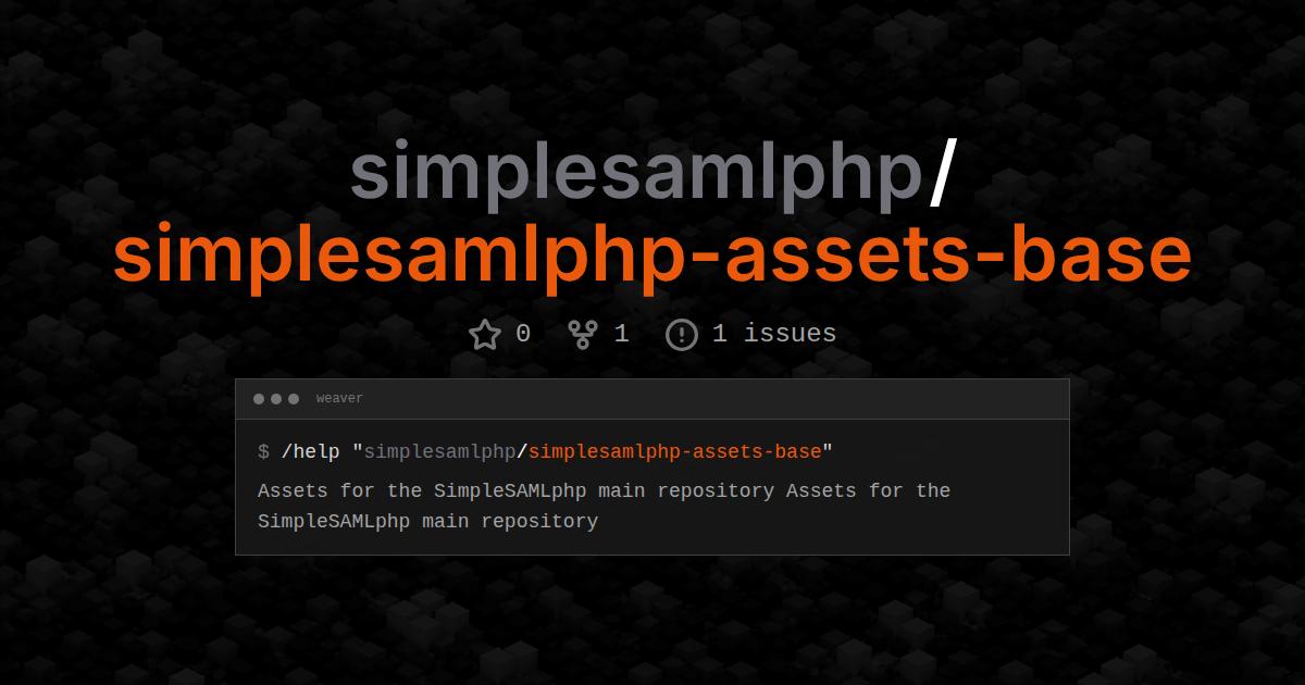 simplesamlphp/simplesamlphp-assets-base