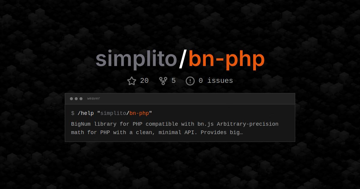 simplito/bn-php