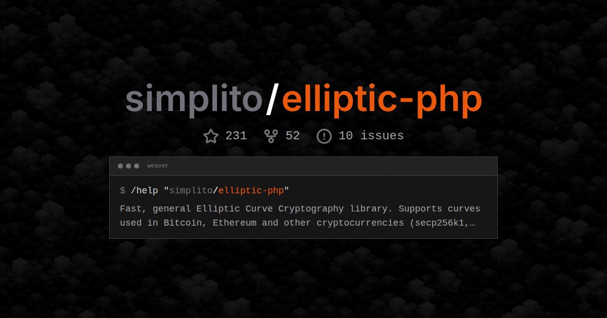 simplito/elliptic-php