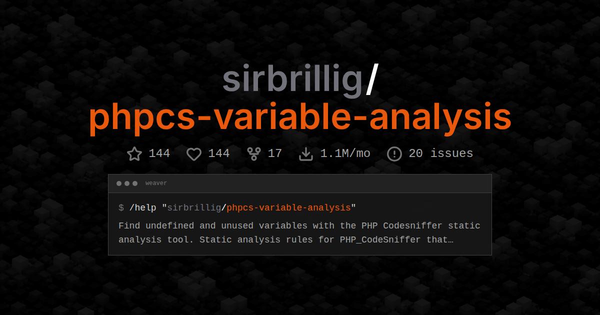sirbrillig/phpcs-variable-analysis