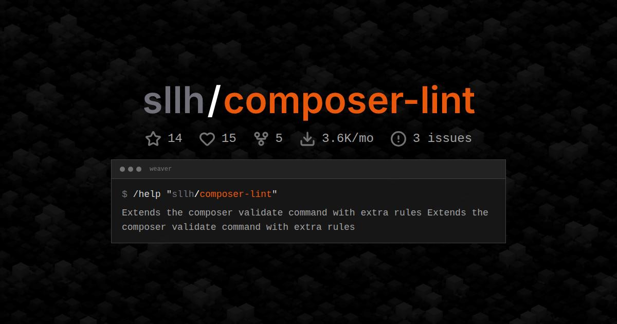 sllh/composer-lint