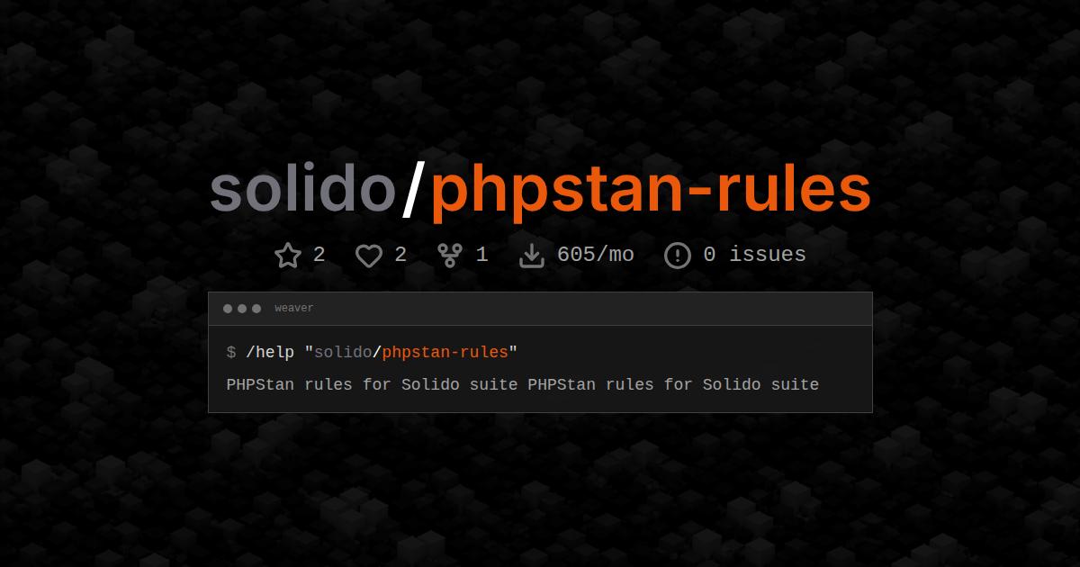 solido/phpstan-rules