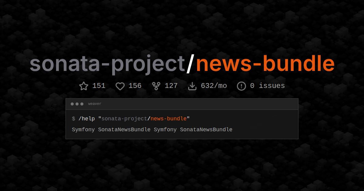 sonata-project/news-bundle