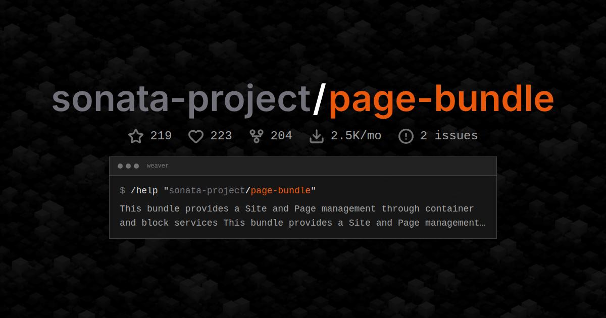 sonata-project/page-bundle