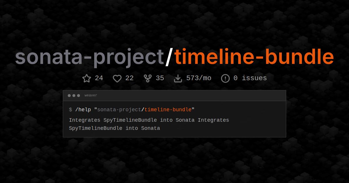 sonata-project/timeline-bundle
