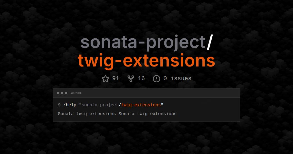 sonata-project/twig-extensions