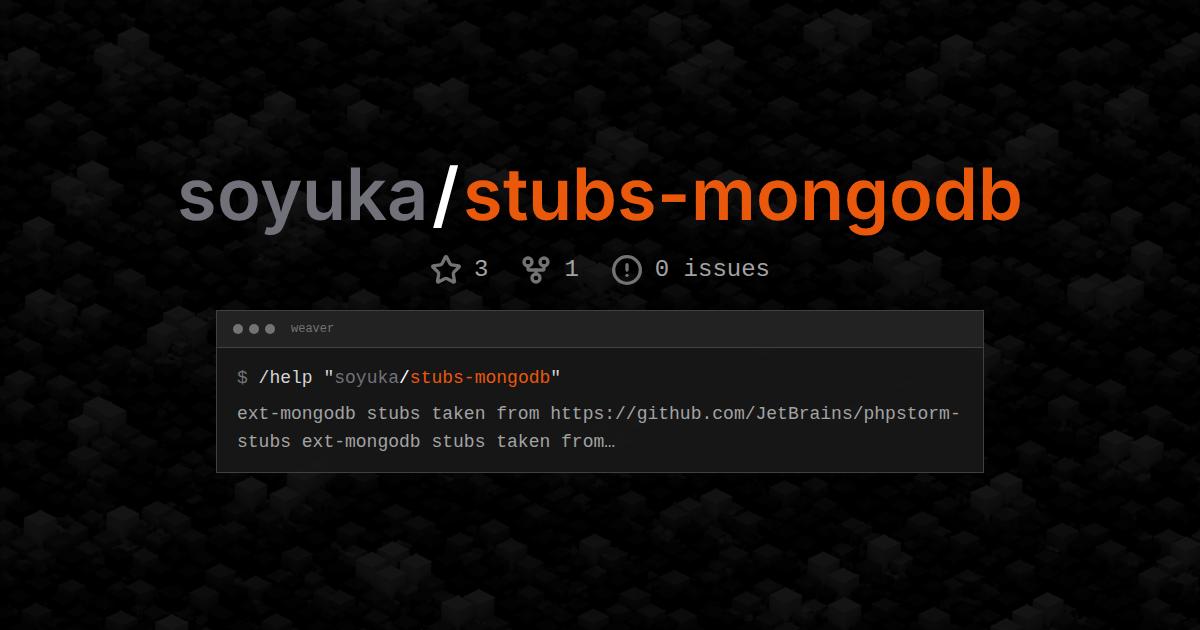 soyuka/stubs-mongodb