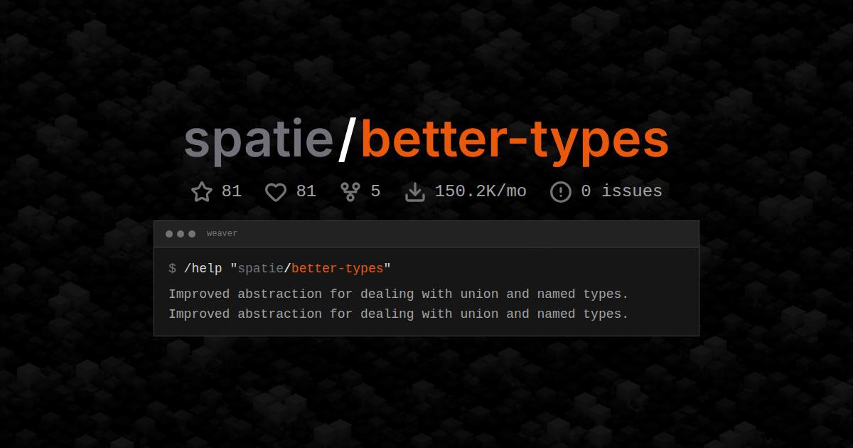 spatie/better-types