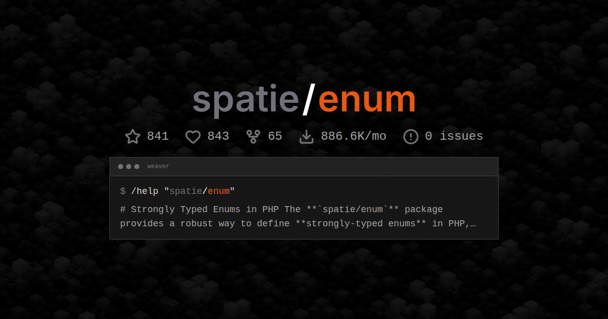 spatie/enum