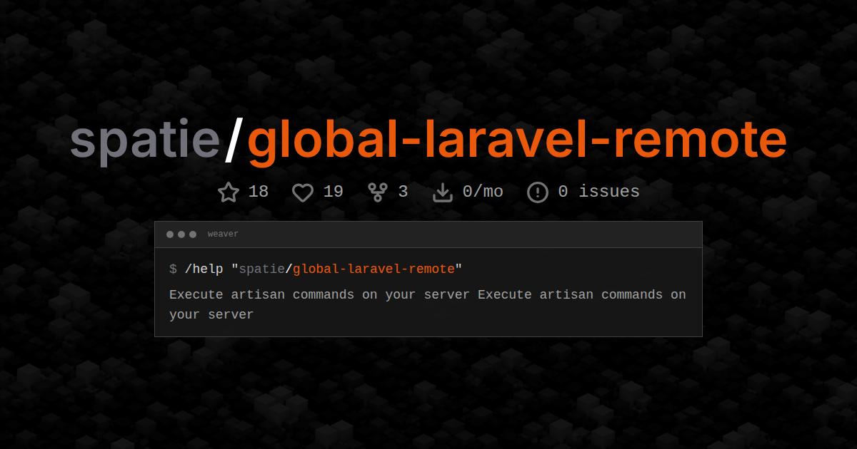 spatie/global-laravel-remote