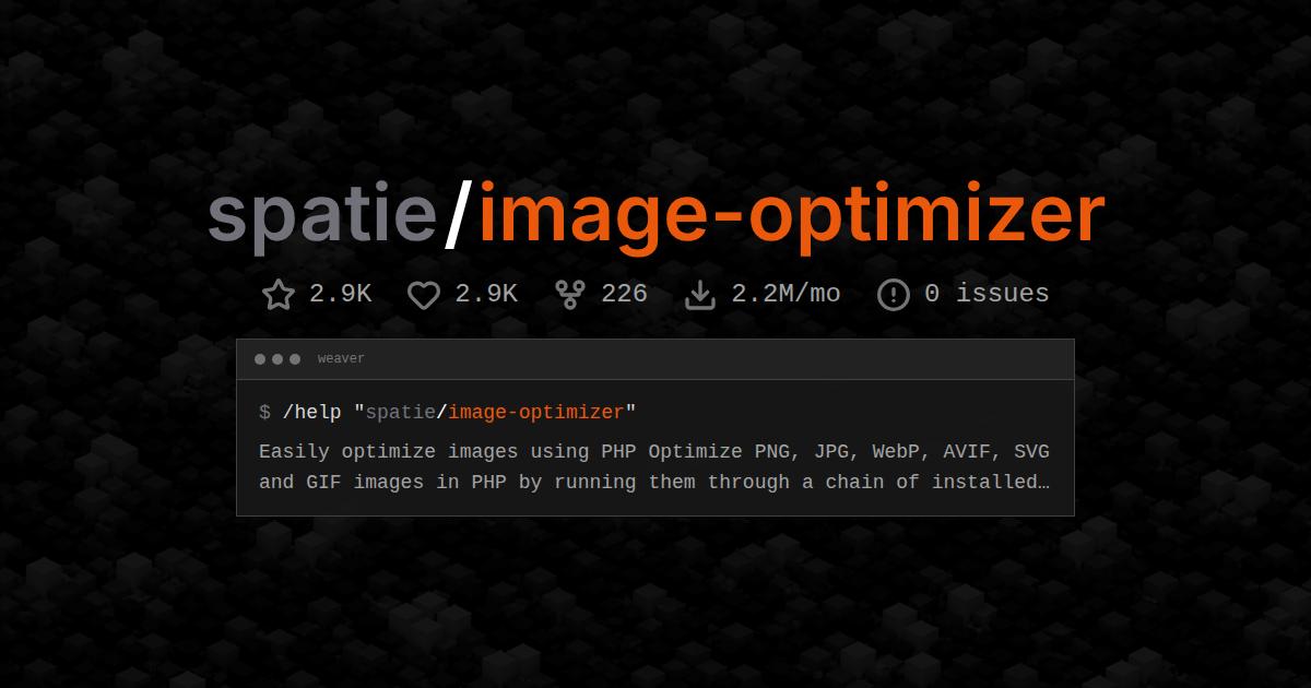 spatie/image-optimizer