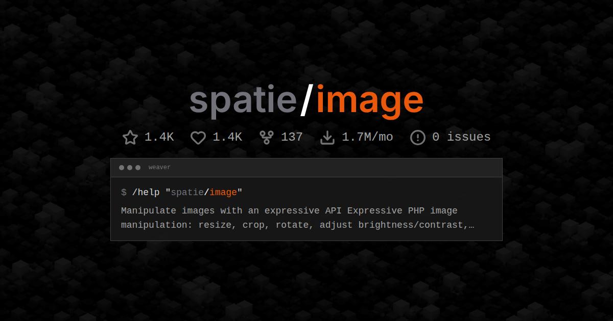 spatie/image
