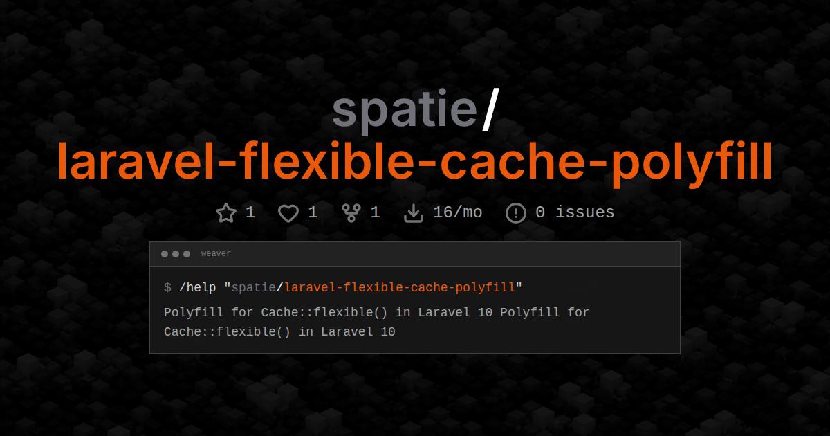 spatie/laravel-flexible-cache-polyfill
