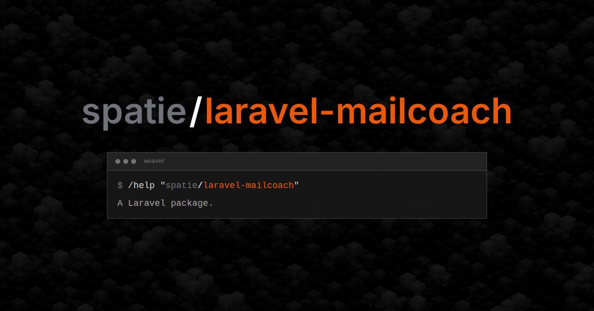 spatie/laravel-mailcoach