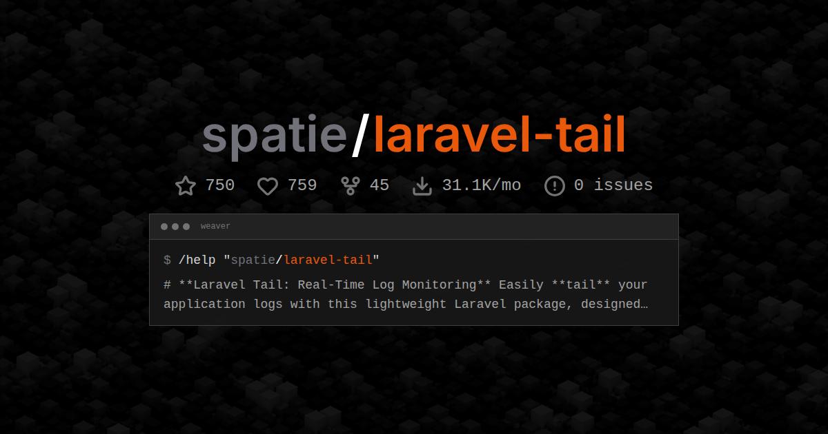 spatie/laravel-tail