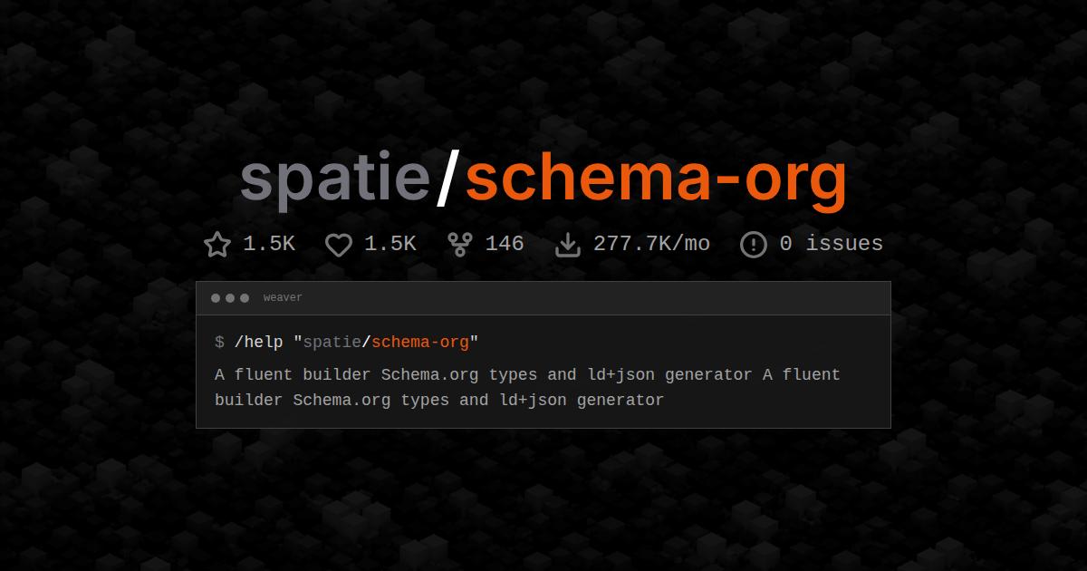 spatie/schema-org