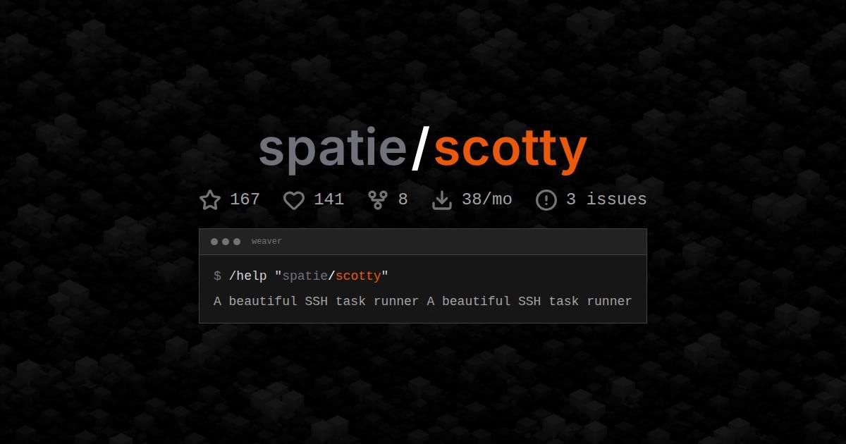 spatie/scotty