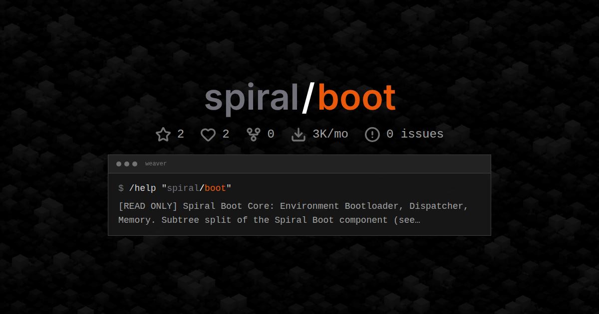 spiral/boot