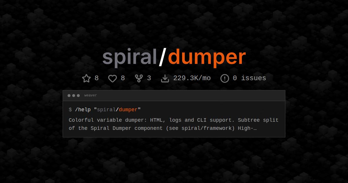 spiral/dumper