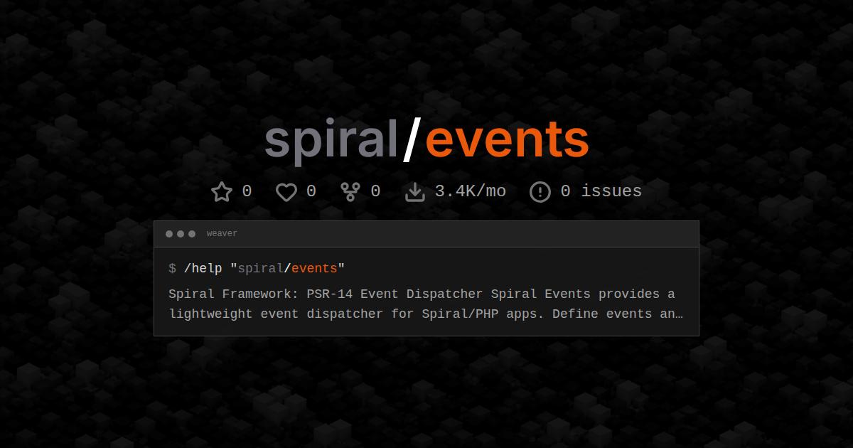 spiral/events