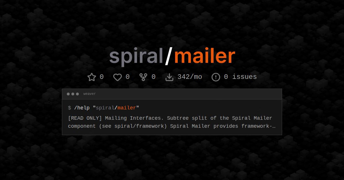 spiral/mailer