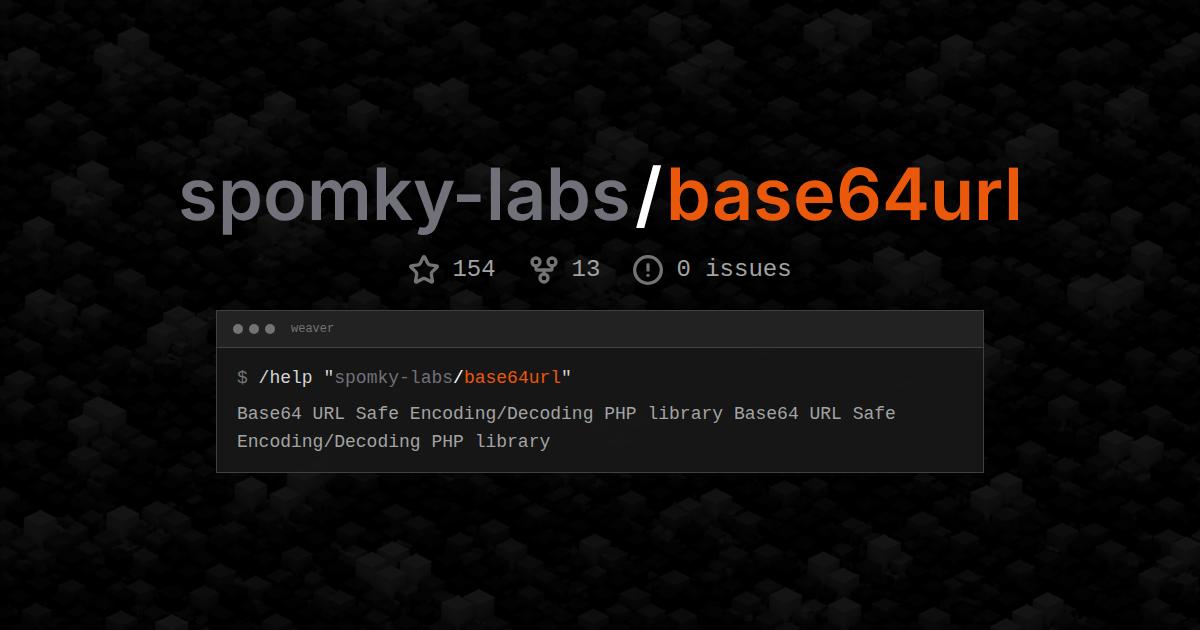 spomky-labs/base64url