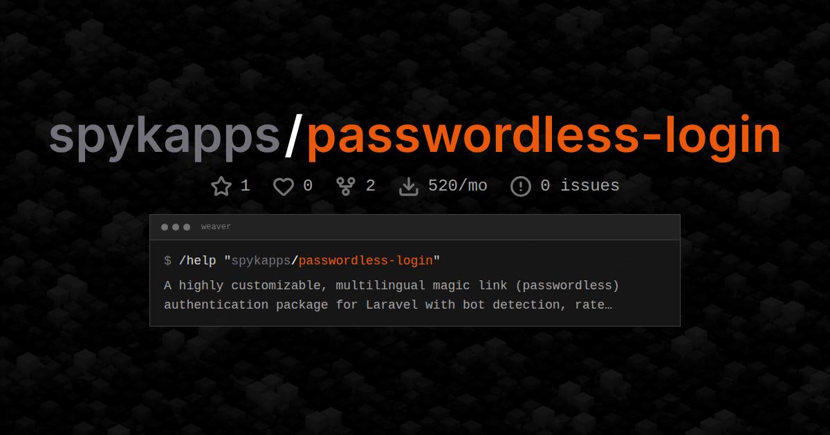 spykapps/passwordless-login
