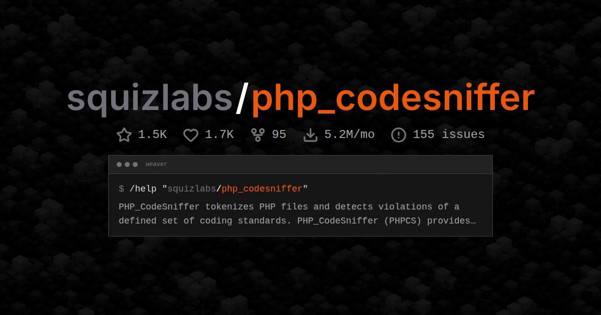 squizlabs/php_codesniffer