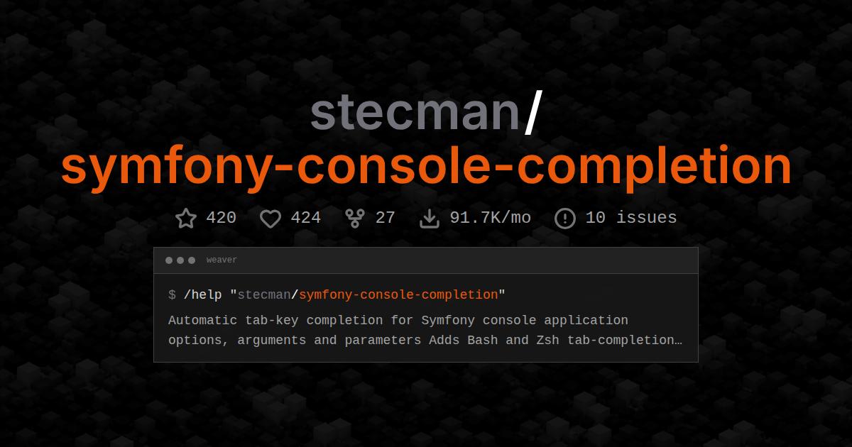 stecman/symfony-console-completion