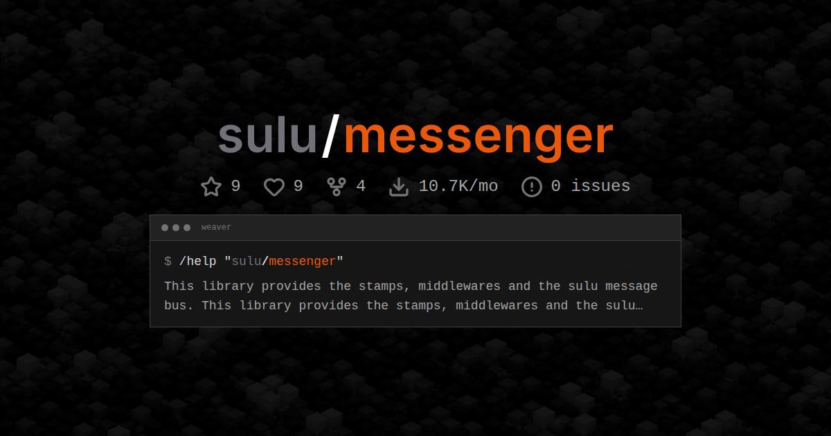 sulu/messenger