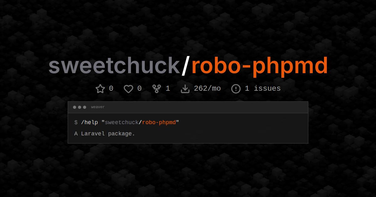 sweetchuck/robo-phpmd