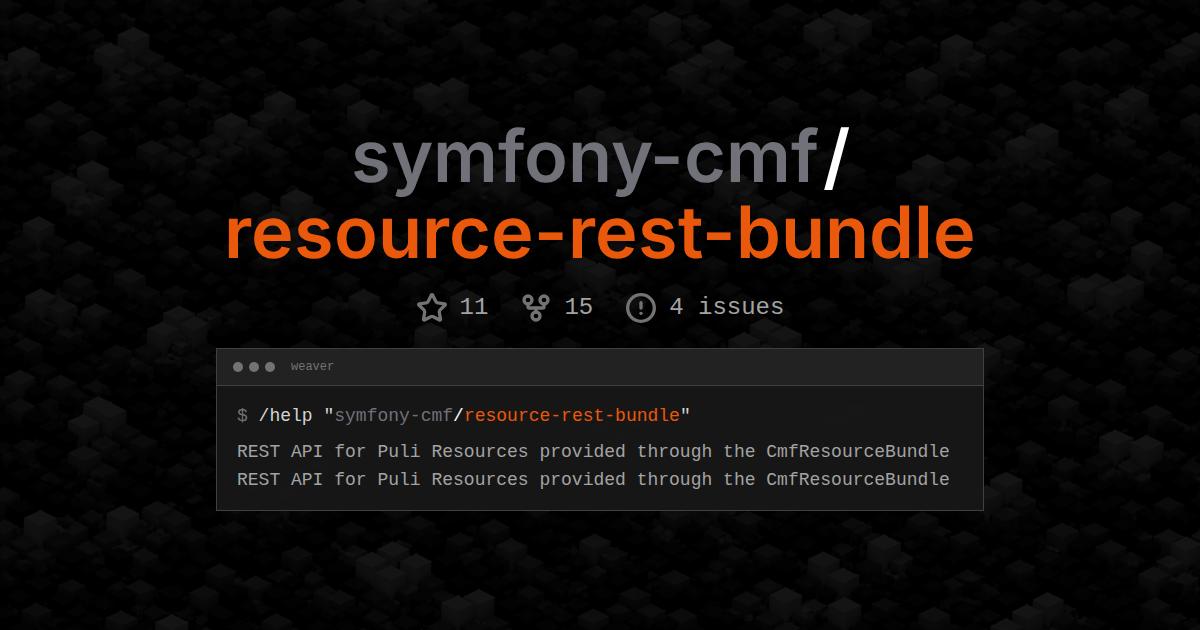 symfony-cmf/resource-rest-bundle
