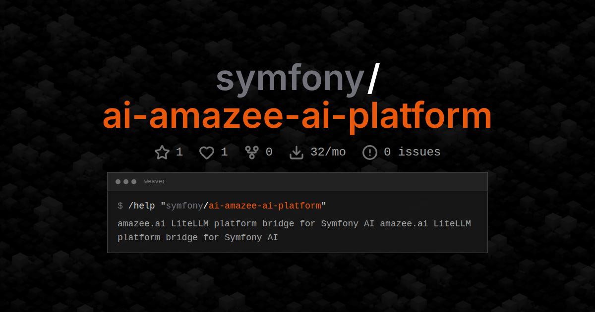 symfony/ai-amazee-ai-platform