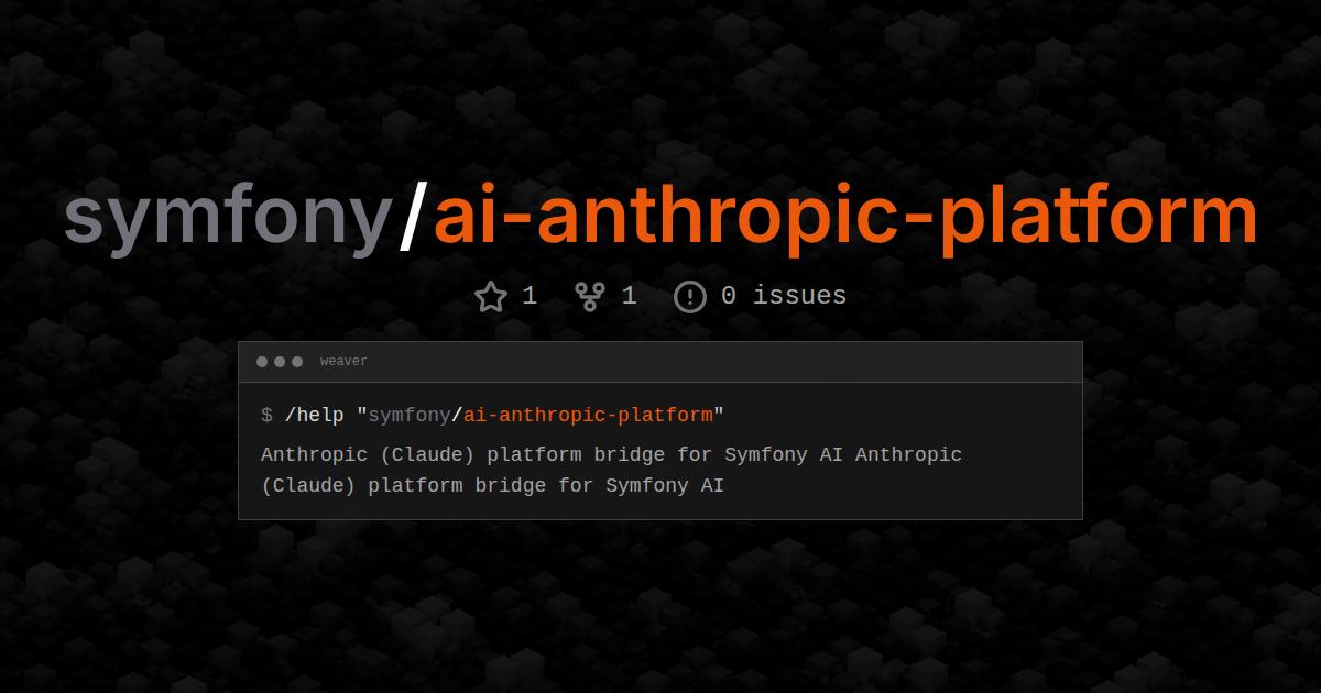 symfony/ai-anthropic-platform