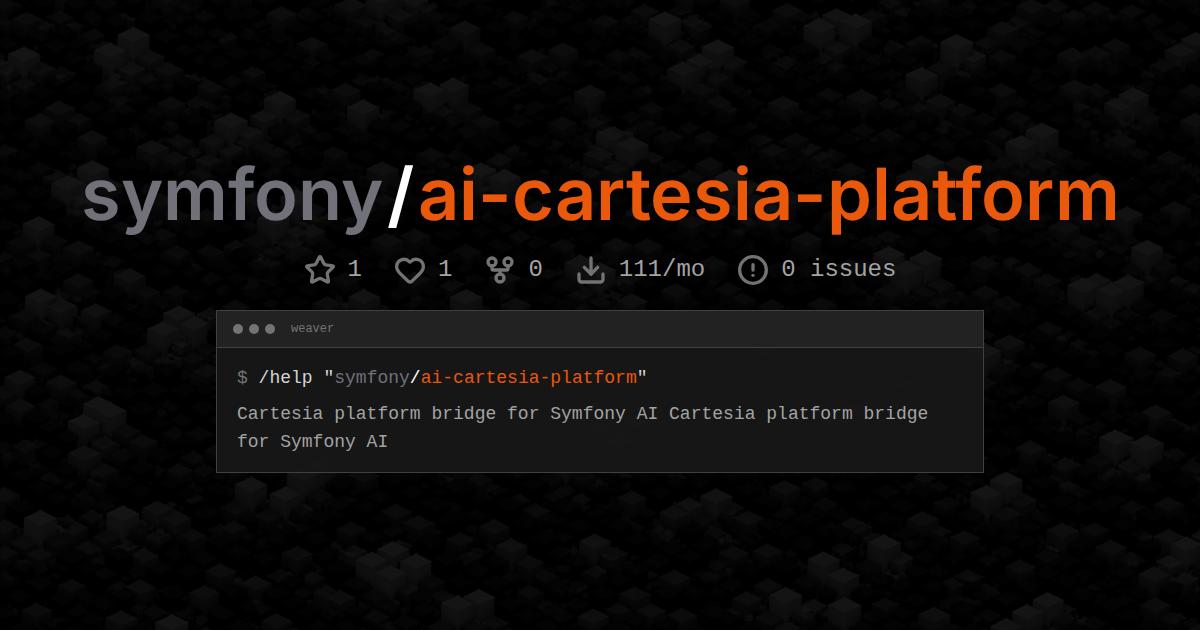 symfony/ai-cartesia-platform