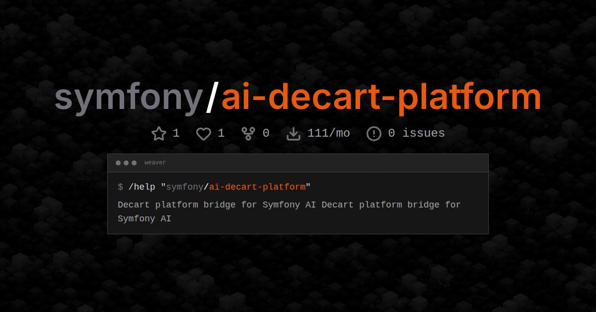 symfony/ai-decart-platform