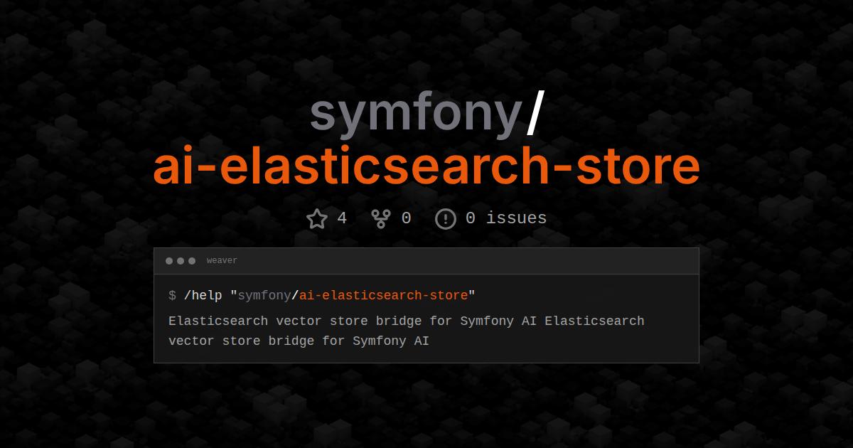 symfony/ai-elasticsearch-store