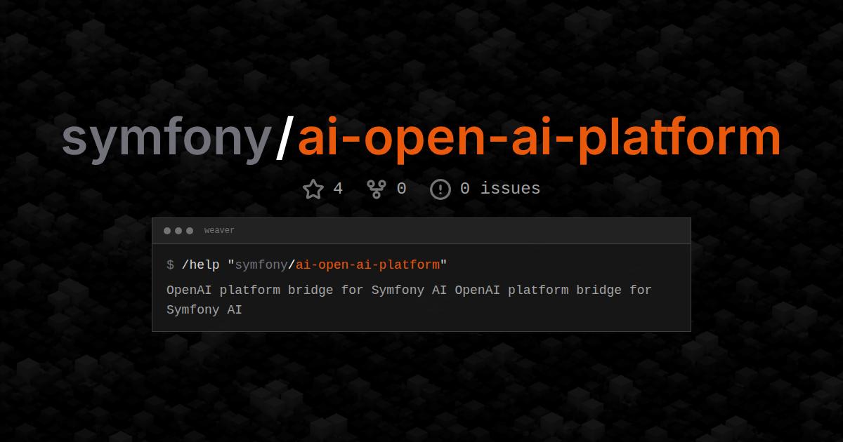 symfony/ai-open-ai-platform