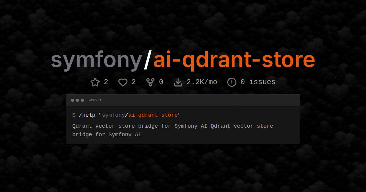 symfony/ai-qdrant-store