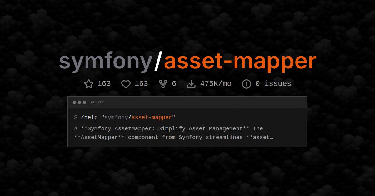 symfony/asset-mapper