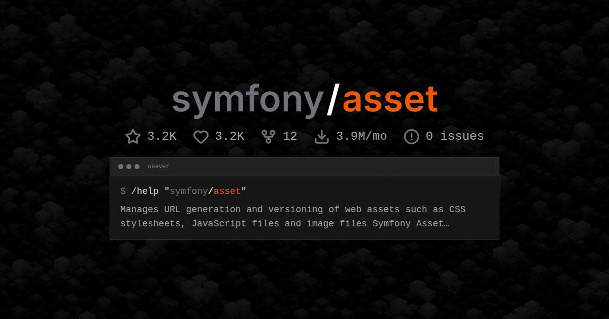 symfony/asset