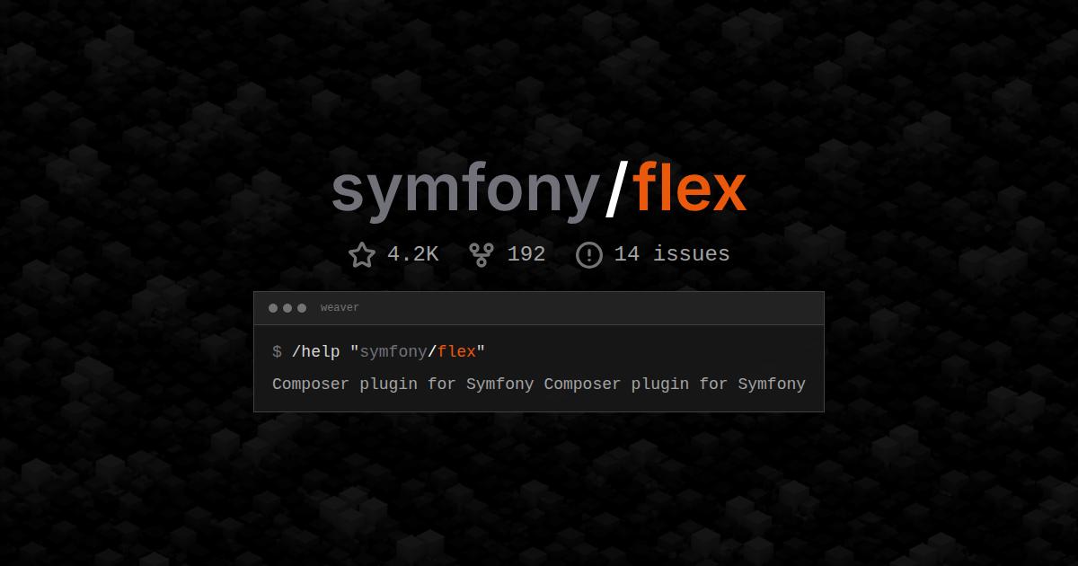 symfony/flex