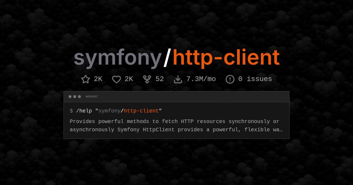 symfony/http-client