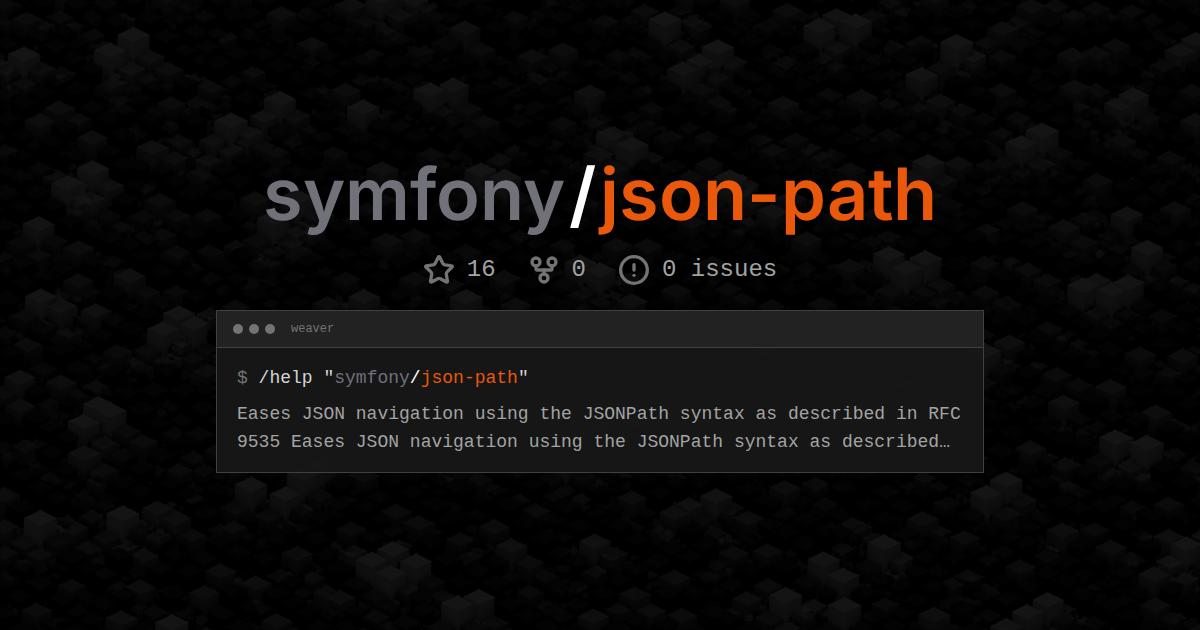 symfony/json-path