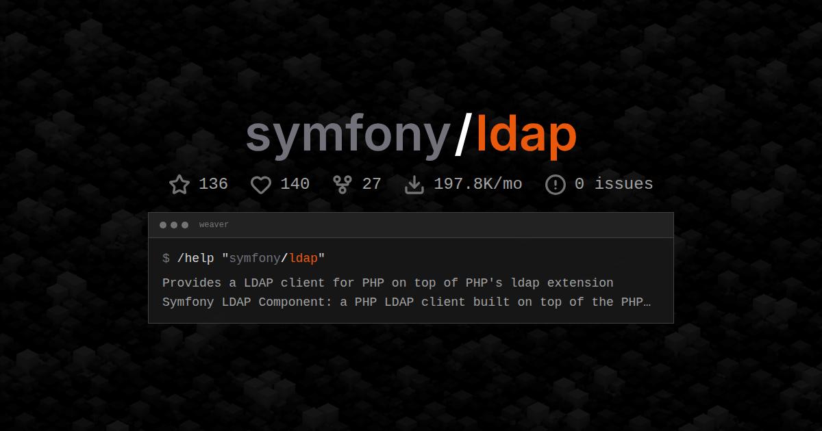 symfony/ldap